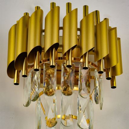 Brilagi - Seinavalgusti ECLIPSE 2xE14/10W/230V kuldne