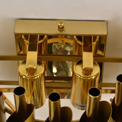 Brilagi - Seinavalgusti ECLIPSE 2xE14/10W/230V kuldne