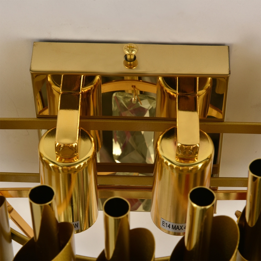 Brilagi - Seinavalgusti ECLIPSE 2xE14/10W/230V kuldne