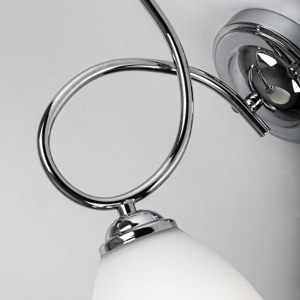 Brilagi - Seinavalgusti FRED 1xE27/60W/230V läikiv kroom