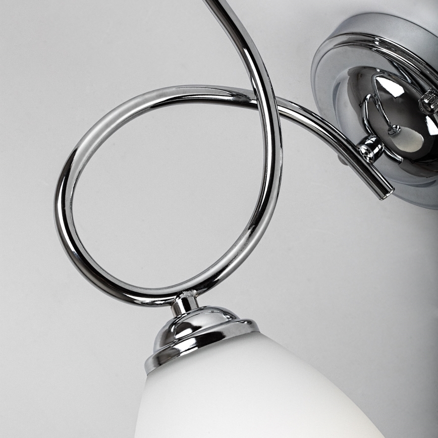 Brilagi - Seinavalgusti FRED 1xE27/60W/230V läikiv kroom