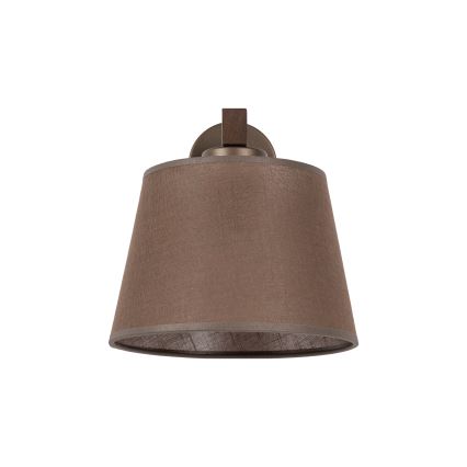 Brilagi - seinavalgusti LATTE 1xE27/60W/230V mänd/pruun