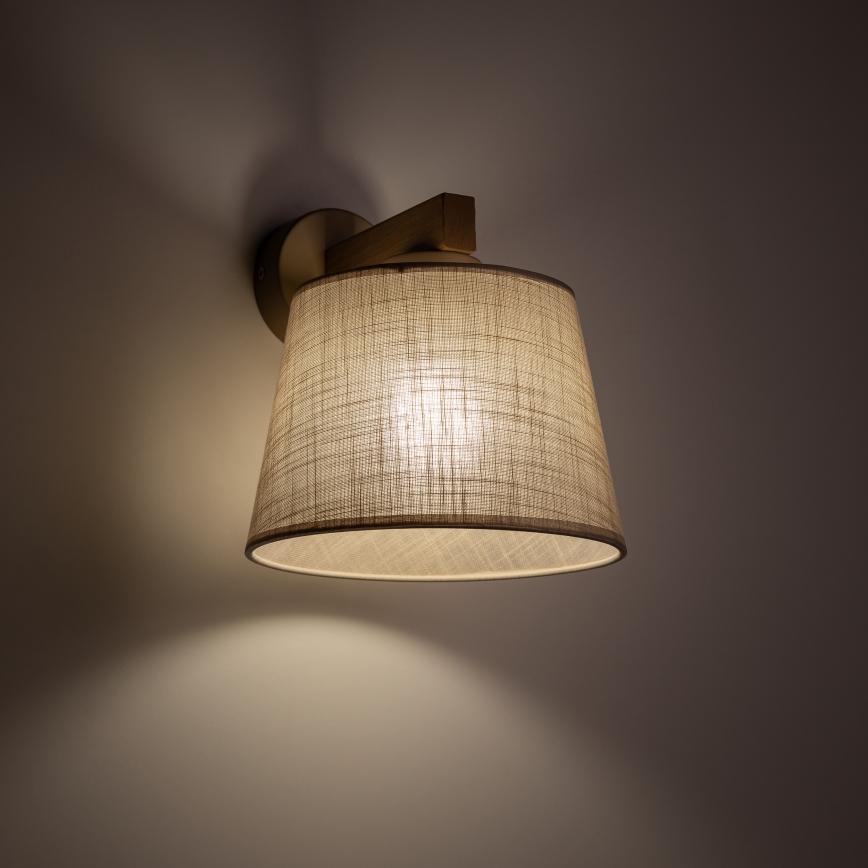 Brilagi - Seinavalgusti LATTE SABIA 1xE27/60W/230V mänd/beež