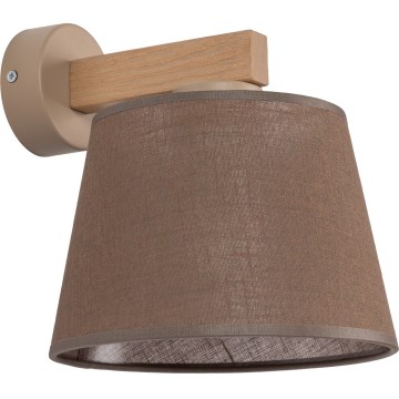 Brilagi - Seinavalgusti LATTE SABIA 1xE27/60W/230V mänd/pruun