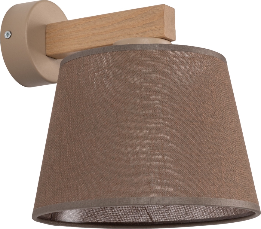 Brilagi - Seinavalgusti LATTE SABIA 1xE27/60W/230V mänd/pruun