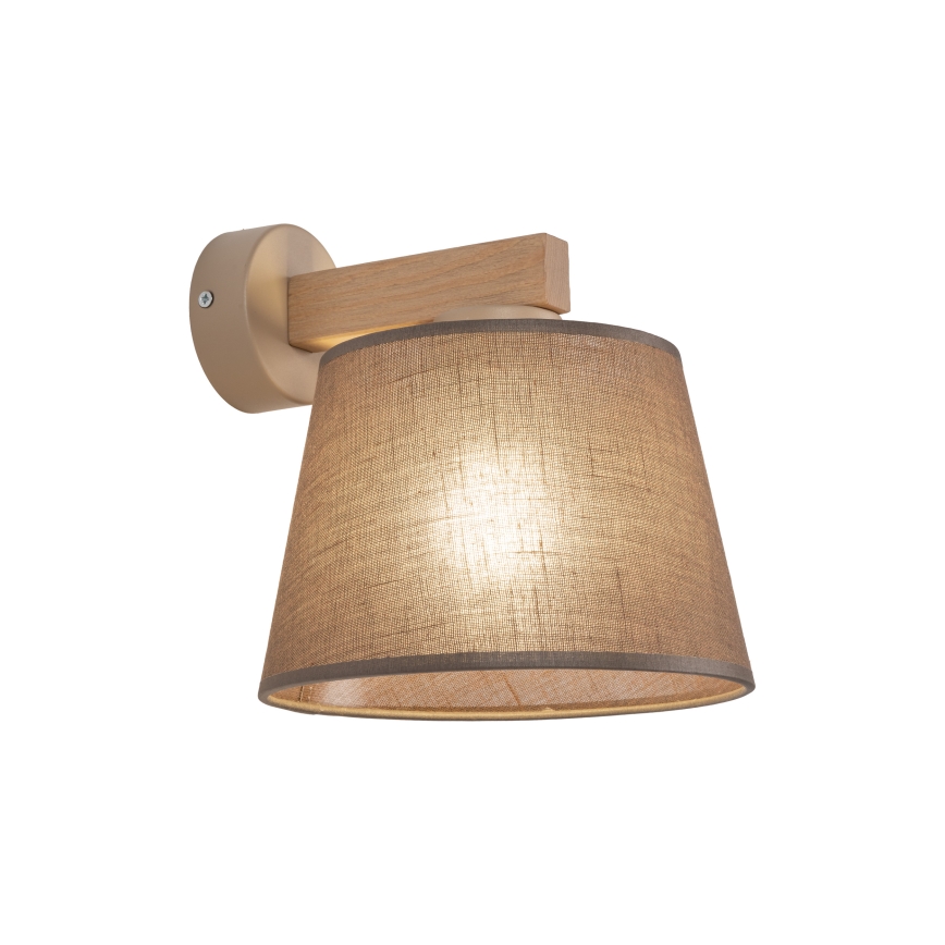 Brilagi - Seinavalgusti LATTE SABIA 1xE27/60W/230V mänd/pruun