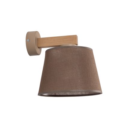 Brilagi - Seinavalgusti LATTE SABIA 1xE27/60W/230V mänd/pruun