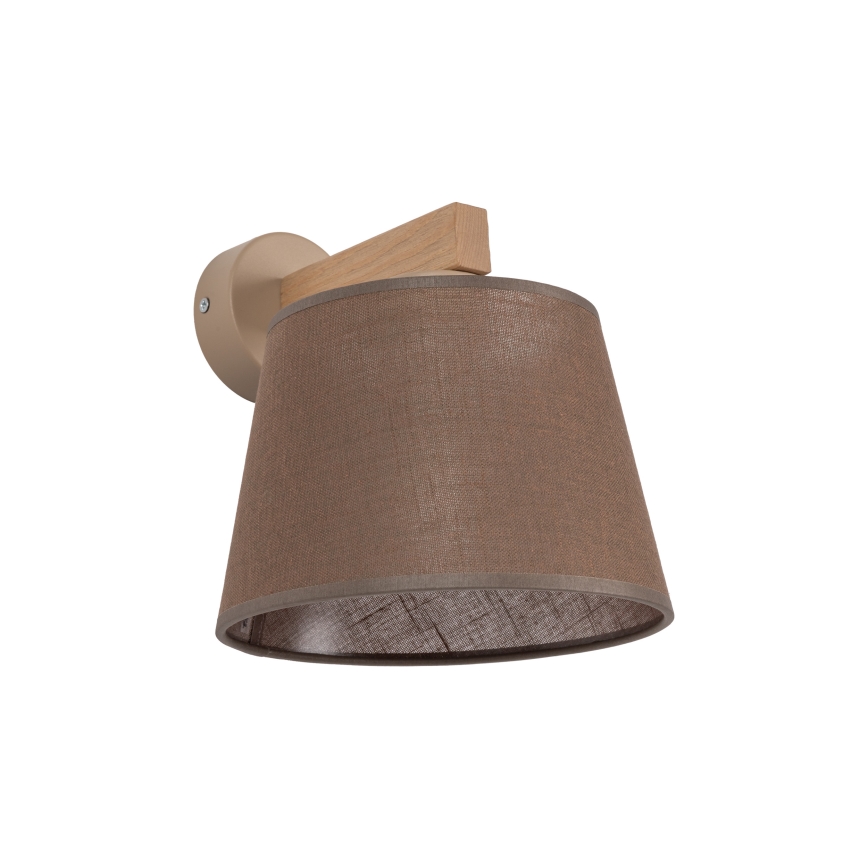 Brilagi - Seinavalgusti LATTE SABIA 1xE27/60W/230V mänd/pruun