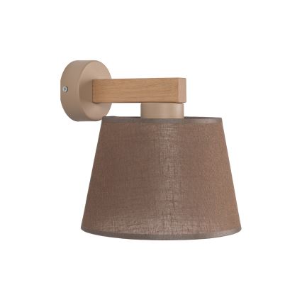 Brilagi - Seinavalgusti LATTE SABIA 1xE27/60W/230V mänd/pruun
