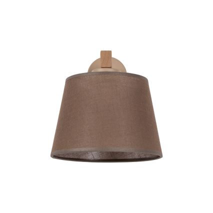 Brilagi - Seinavalgusti LATTE SABIA 1xE27/60W/230V mänd/pruun