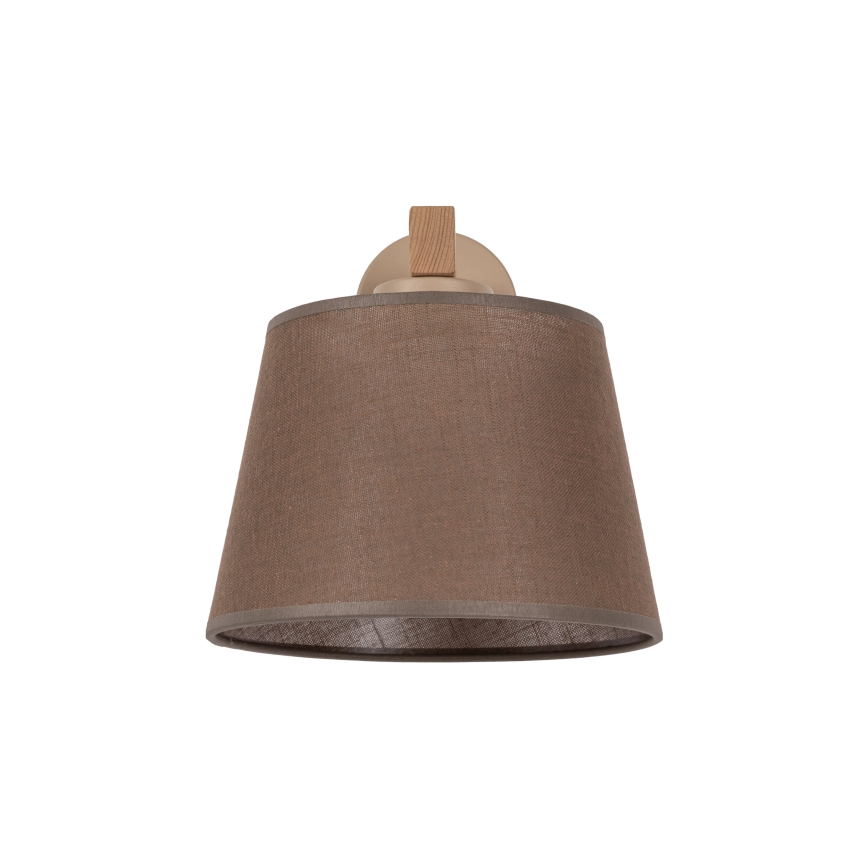 Brilagi - Seinavalgusti LATTE SABIA 1xE27/60W/230V mänd/pruun