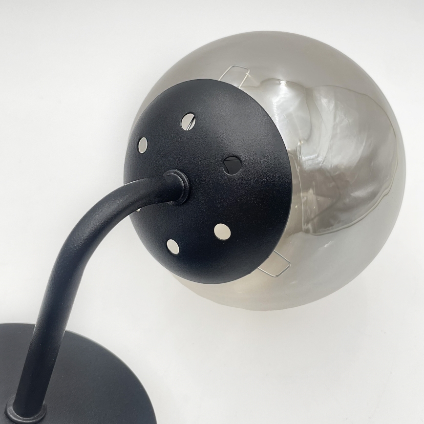 Brilagi - Seinavalgusti MALIVA 1xE14/15W/230V must/suitsune