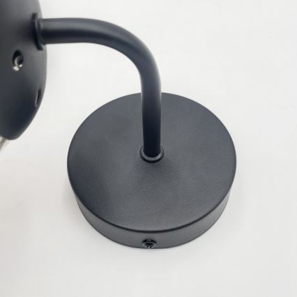 Brilagi - Seinavalgusti MALIVA 1xE14/15W/230V must/suitsune