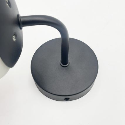 Brilagi - seinavalgusti MALIVA 1xE14/15W/230V must/valge