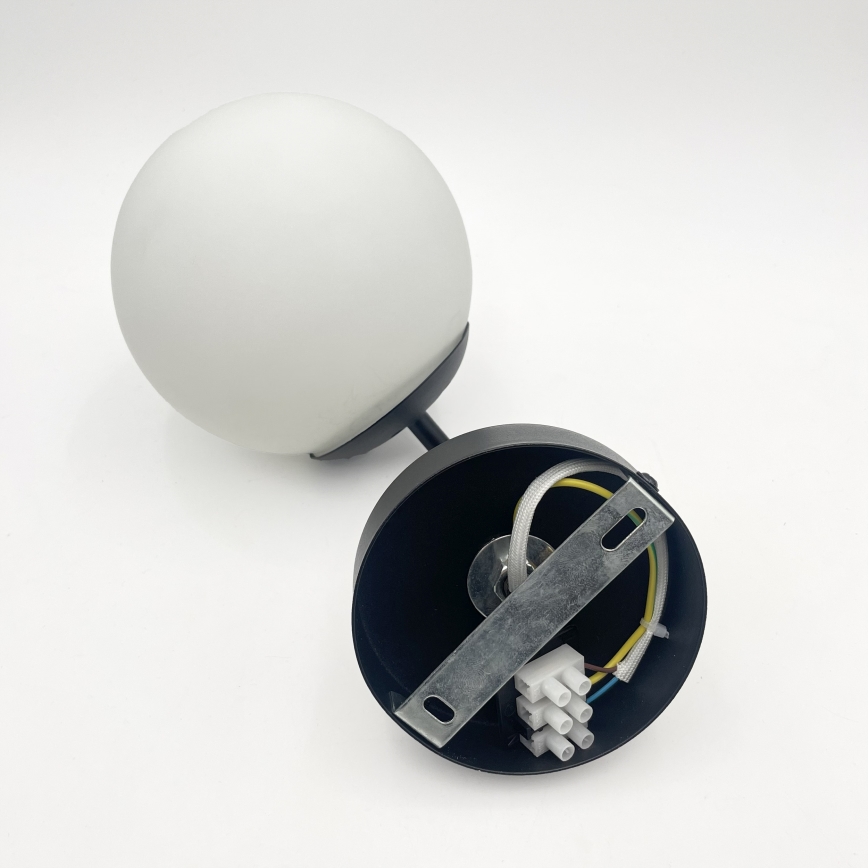 Brilagi - seinavalgusti MALIVA 1xE14/15W/230V must/valge