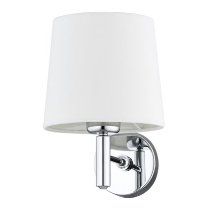 Brilagi - Seinavalgusti MONTE 1xE27/15W/230V kreemjas/läikiv kroom