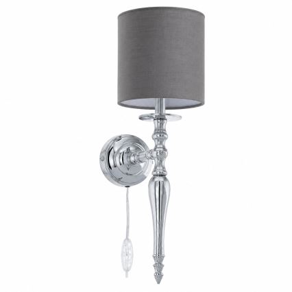BRILAGI - Seinavalgusti NUBILA 1xE27/60W/230V läikiv kroom/antratsiit