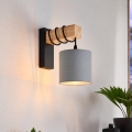 BRILAGI - Seinavalgusti NUBILA 1xE27/60W/230V pruun/must/helehall