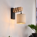 BRILAGI - Seinavalgusti NUBILA 1xE27/60W/230V pruun/must/helepruun