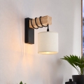 BRILAGI - Seinavalgusti NUBILA 1xE27/60W/230V pruun/must/kreem