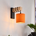 BRILAGI - Seinavalgusti NUBILA 1xE27/60W/230V pruun/must/oranž