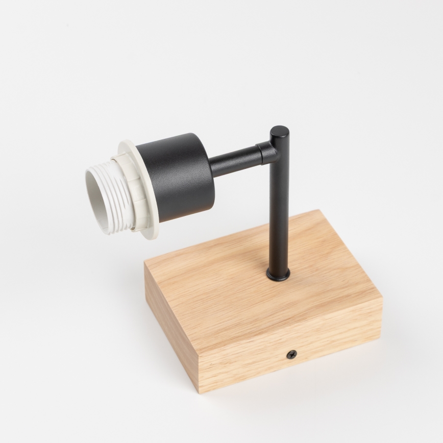 Brilagi - Seinavalgusti NUBILA WOOD 1xE27/25W/230V tamm/must