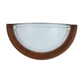 Brilagi - Seinavalgusti ORBIS 1xE27/60W/230V 30 cm mänd/tamm