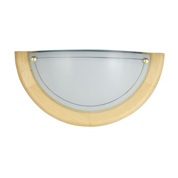 Brilagi - Seinavalgusti ORBIS 1xE27/60W/230V 30 cm männipuit