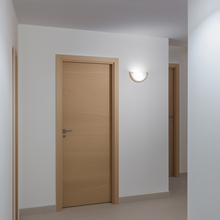 Brilagi - Seinavalgusti ORBIS 1xE27/60W/230V 30 cm männipuit