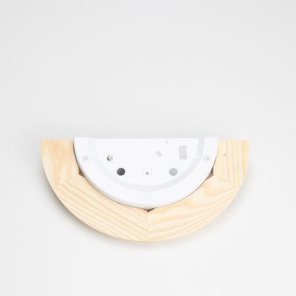 Brilagi - Seinavalgusti ORBIS 1xE27/60W/230V 30 cm männipuit