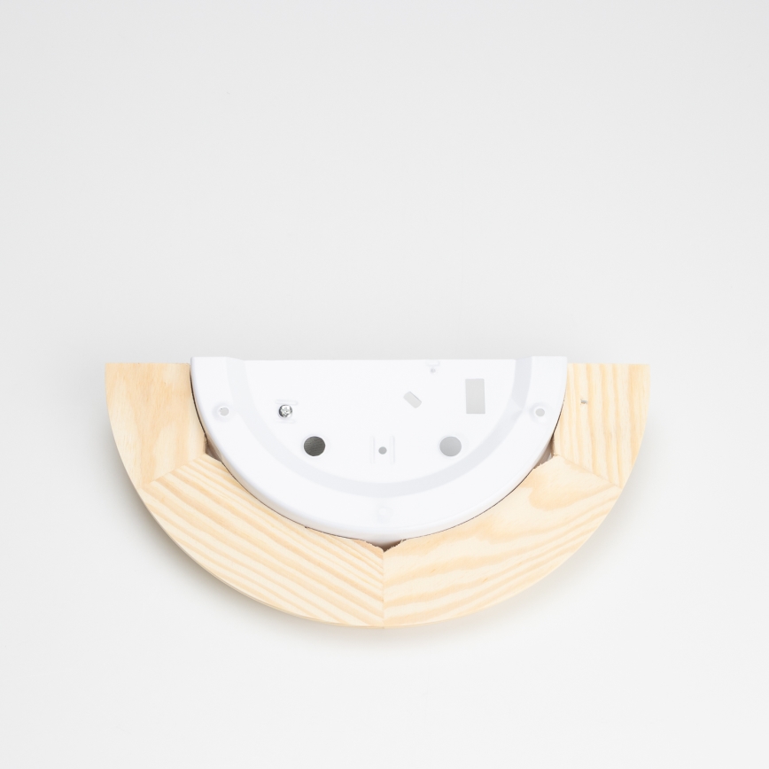 Brilagi - Seinavalgusti ORBIS 1xE27/60W/230V 30 cm männipuit