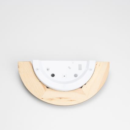 Brilagi - Seinavalgusti ORBIS 1xE27/60W/230V 30 cm männipuit