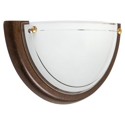 Brilagi - Seinavalgusti ORBIS 1xE27/60W/230V 30 cm männipuit