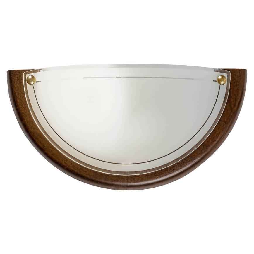 Brilagi - Seinavalgusti ORBIS 1xE27/60W/230V 30 cm männipuit