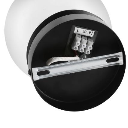 BRILAGI - seinavalgusti POLOS 1xE27/40W/230V, läbimõõt 20 cm, must