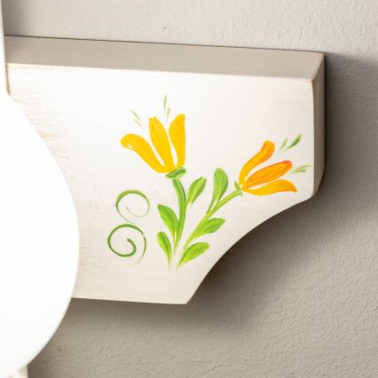 Brilagi - Seinavalgusti QUEEN 1xE14/40W/230V pöök/kreemikas