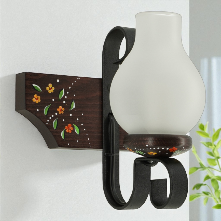 Brilagi - Seinavalgusti QUEEN 1xE14/40W/230V pöök/wenge