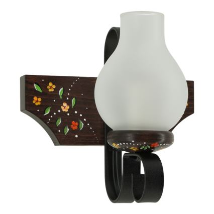 Brilagi - Seinavalgusti QUEEN 1xE14/40W/230V pöök/wenge