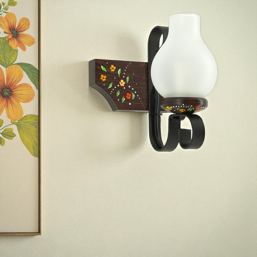 Brilagi - Seinavalgusti QUEEN 1xE14/40W/230V pöök/wenge