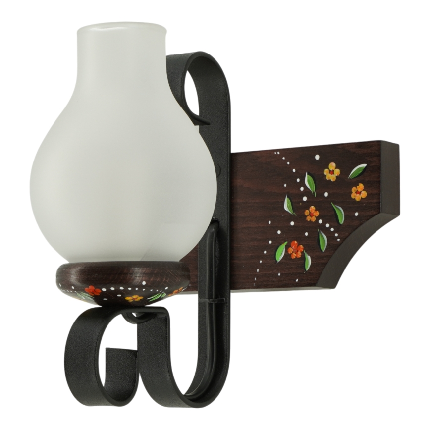 Brilagi - Seinavalgusti QUEEN 1xE14/40W/230V pöök/wenge