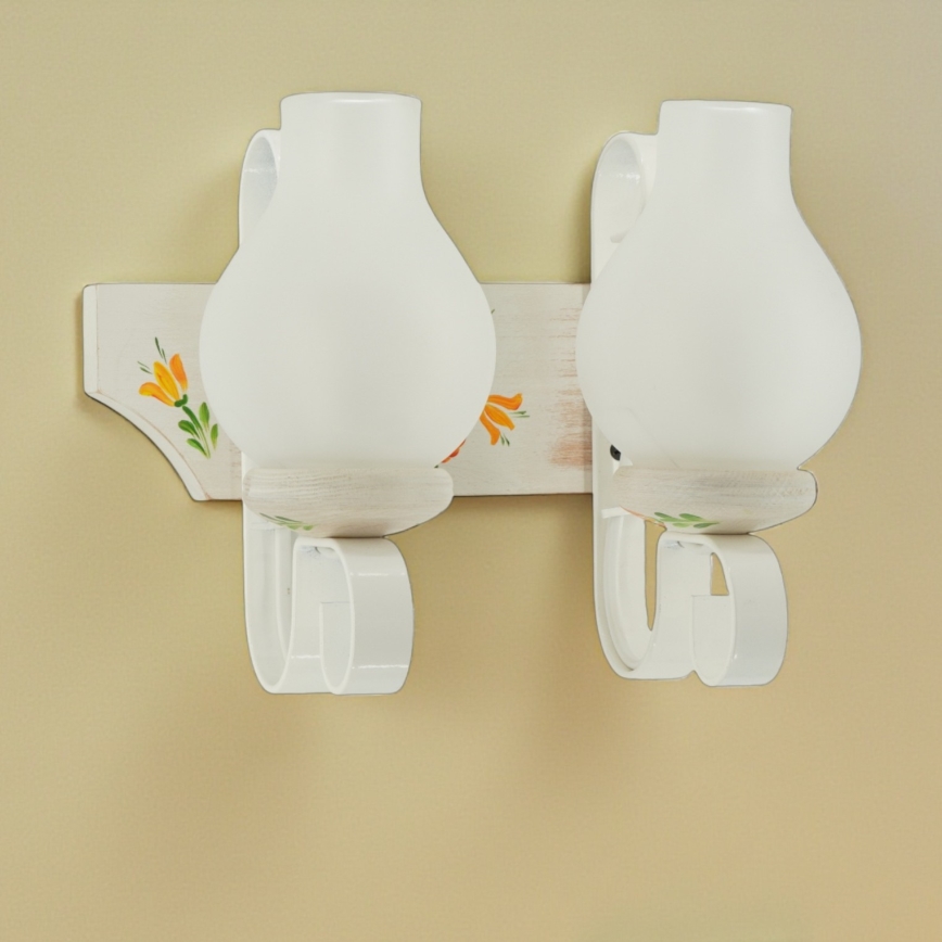 Brilagi - seinavalgusti QUEEN 2xE14/40W/230V pöök/kreemjas