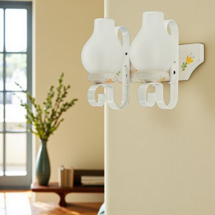 Brilagi - seinavalgusti QUEEN 2xE14/40W/230V pöök/kreemjas