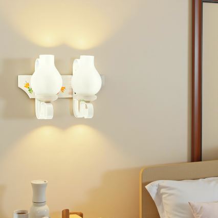 Brilagi - seinavalgusti QUEEN 2xE14/40W/230V pöök/kreemjas