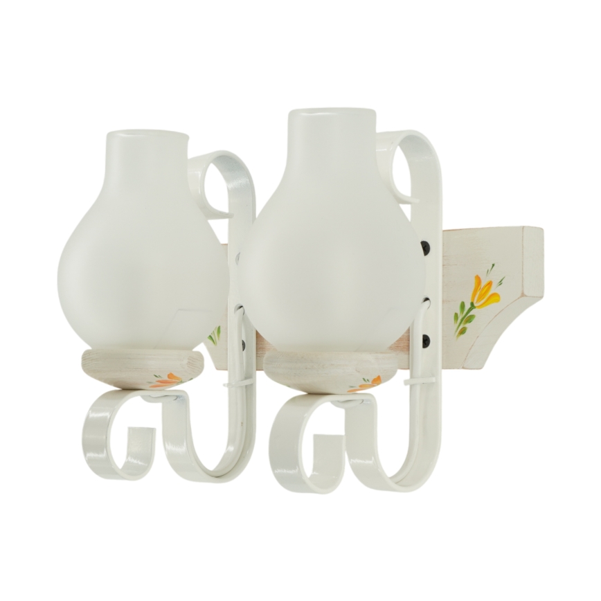 Brilagi - seinavalgusti QUEEN 2xE14/40W/230V pöök/kreemjas