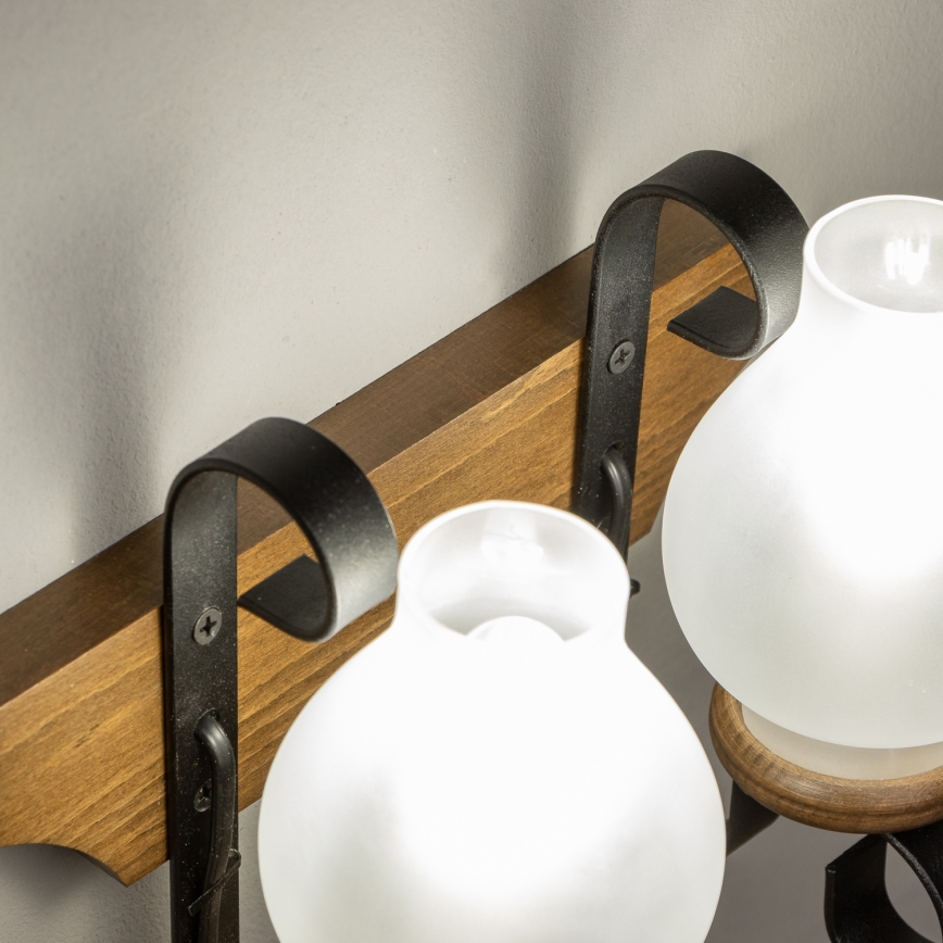 Brilagi - Seinavalgusti QUEEN 2xE14/40W/230V pöök/pähkel