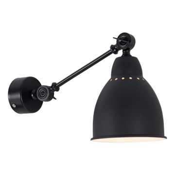 Brilagi - Seinavalgusti QUILL 1xE27/40W/230V 40 cm must