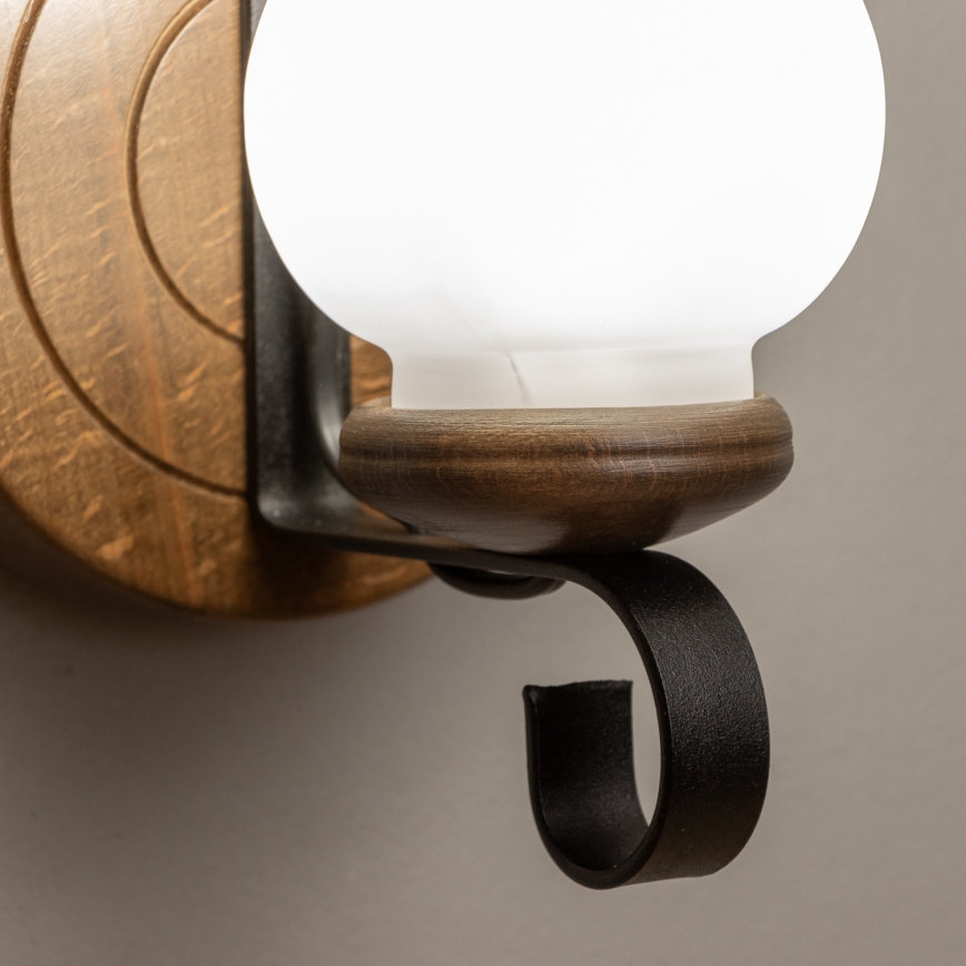 Brilagi - Seinavalgusti ROATA APLICA 1xE14/40W/230V pöök/pähkel