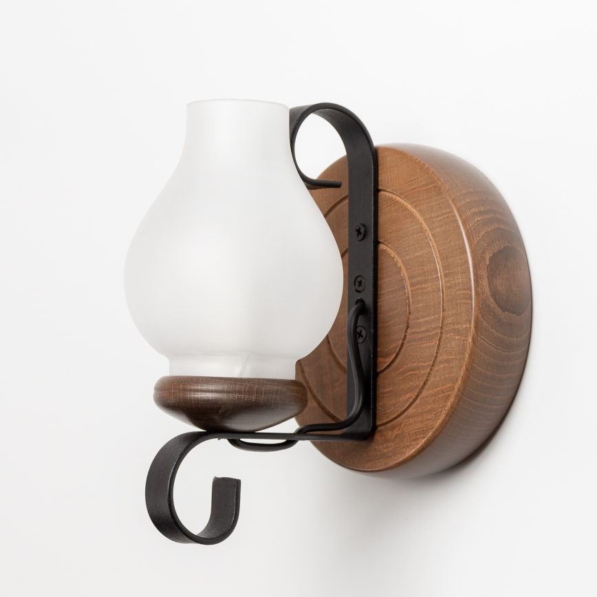 Brilagi - Seinavalgusti ROATA APLICA 1xE14/40W/230V pöök/pähkel