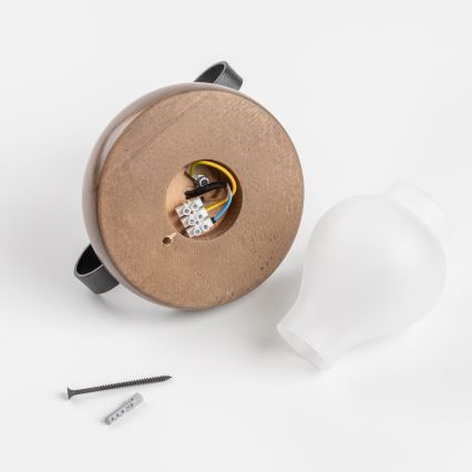 Brilagi - Seinavalgusti ROATA APLICA 1xE14/40W/230V pöök/pähkel