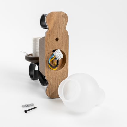 Brilagi - Seinavalgusti RUSTIC 1xE14/40W/230V pöök/pähkel